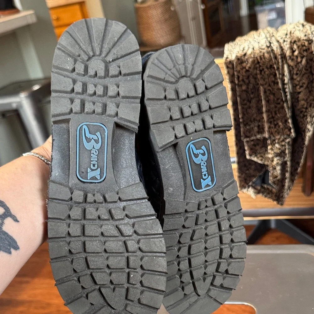 Brand X  Black Leather Huaraches  Sandals - Picture 8 of 9